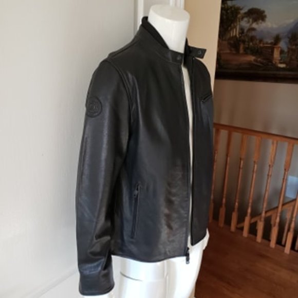 Kenneth Cole  Men's Medium Sized Leather Jacket - Picture 2 of 9